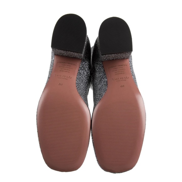 Stunning Kate Spade New York sparkling silver over the knee sock boots - Picture 4 of 5